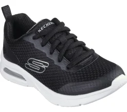 Com Atacadores|Sapatilhas-SKECHERS Microspec Max - Kaptix PRETO