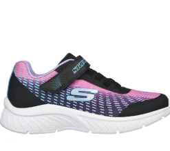 Calçado Sem Atacadores|Sapatilhas-SKECHERS Microspec Plus - Disco Dreaming PRETO / MULTICOR