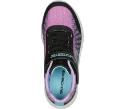 Calçado Sem Atacadores|Sapatilhas-SKECHERS Microspec Plus - Disco Dreaming PRETO / MULTICOR