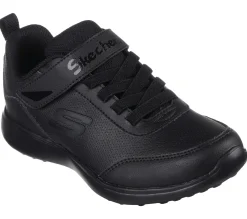 Calçado Sem Atacadores|Sapatilhas-SKECHERS Microstrides - Recess Ready PRETO