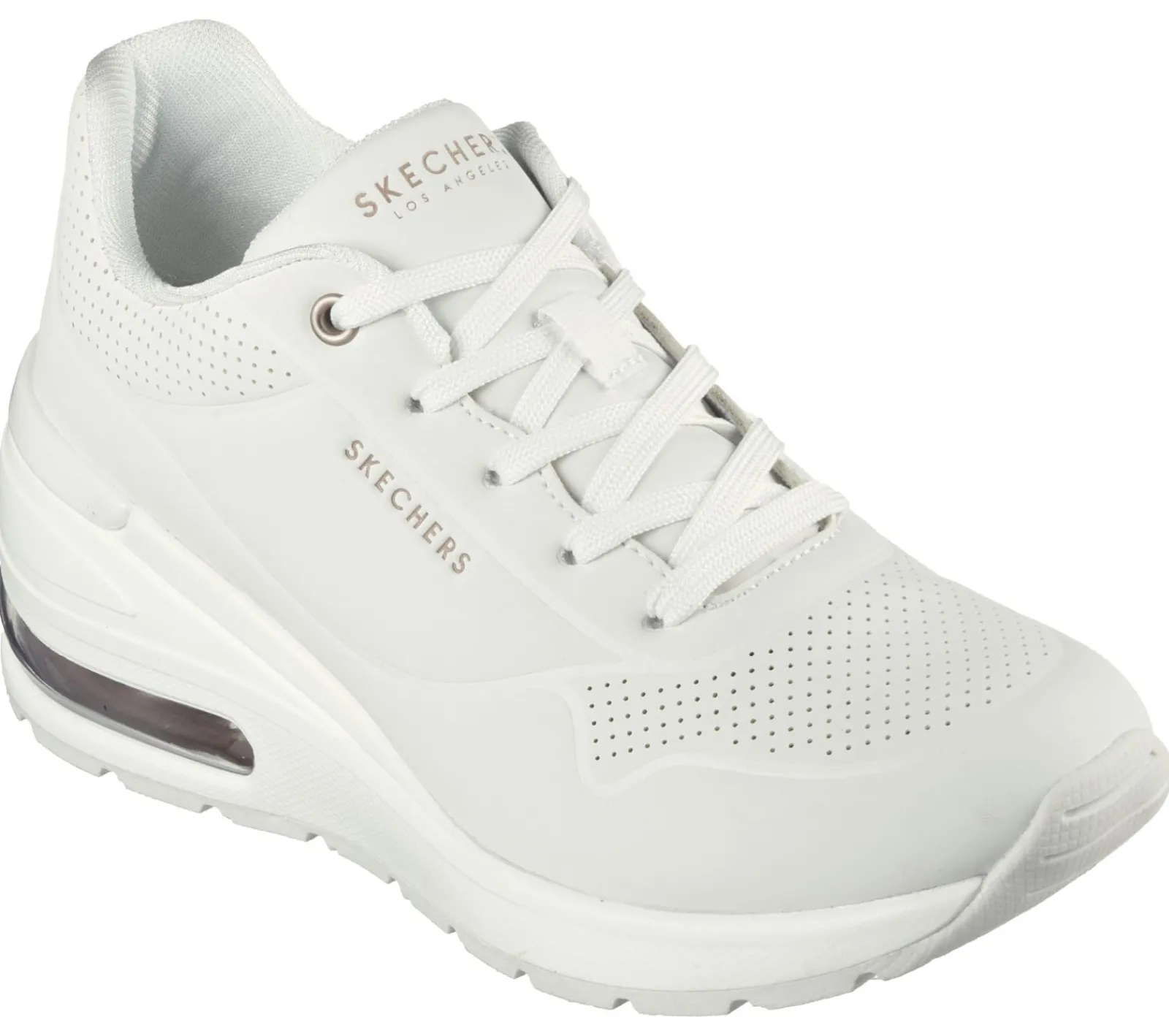 Sapatos De Cunha|Com Atacadores-SKECHERS Million Air - Elevated Air BRANCO