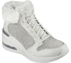 Sapatos De Cunha|Com Atacadores-SKECHERS Million Air - Elevated Luxe Air BRANCO SUJO