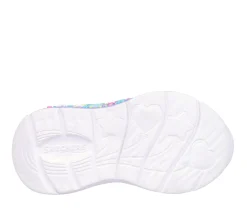 Calçado Sem Atacadores|Luzes-SKECHERS My Dreamers AZUL CLARO / MULTICOR