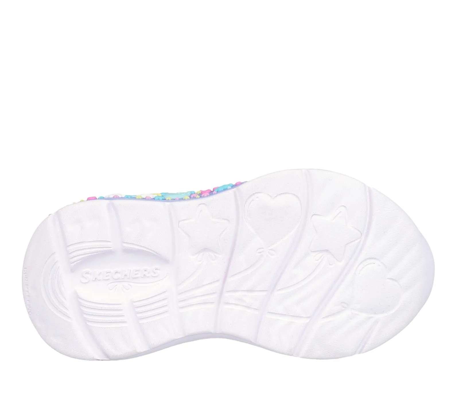Calçado Sem Atacadores|Luzes-SKECHERS My Dreamers AZUL CLARO / MULTICOR