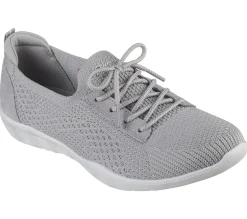 Sapatos Rasos|Calçado Sem Atacadores-SKECHERS Newbury St - Casually CINZENTO CLARO