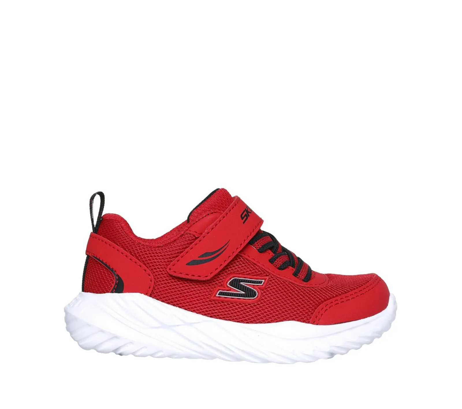 Calçado Sem Atacadores|Sapatilhas-SKECHERS Nitro Sprint VERMELHO / PRETO