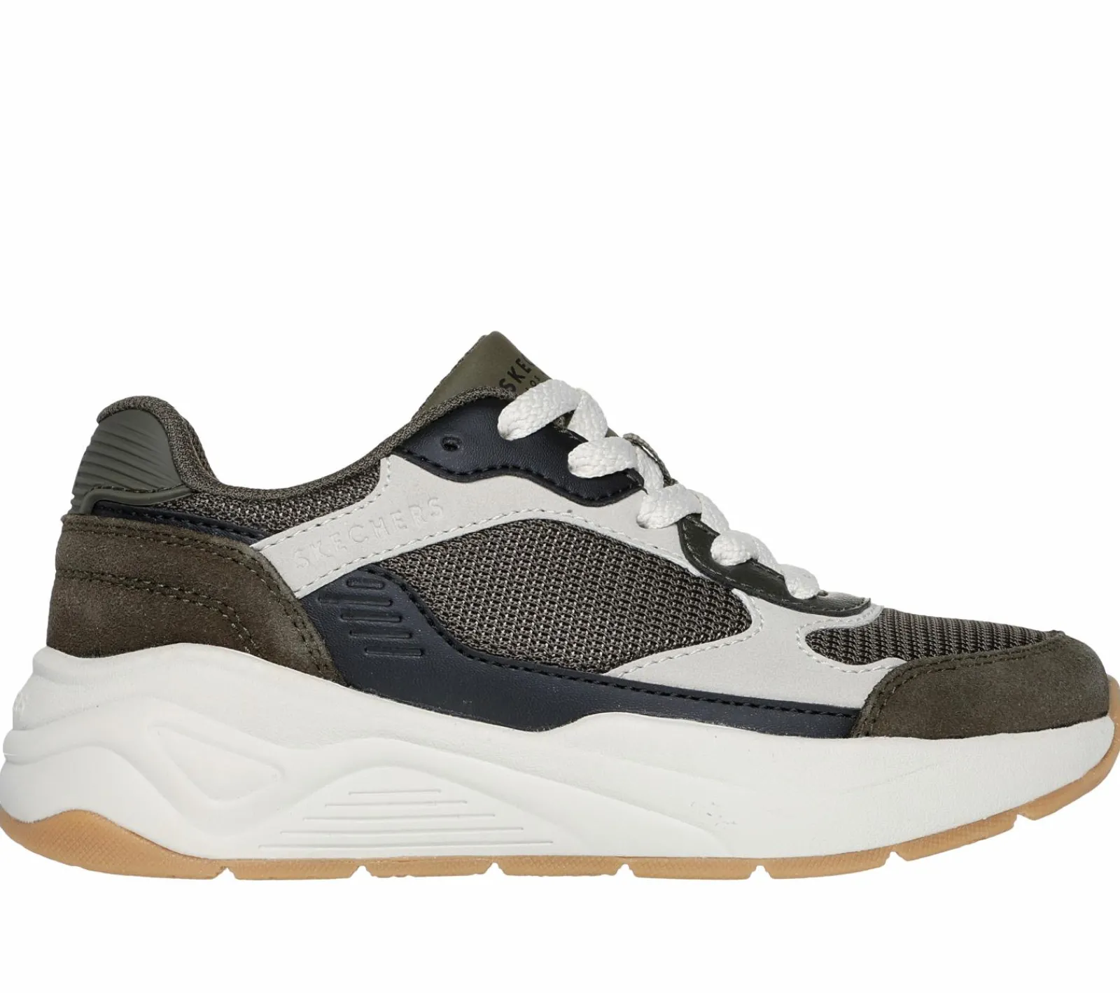 Sapatilhas-SKECHERS Nova Jogger - Chroma Classic AZEITONA / NATURAL