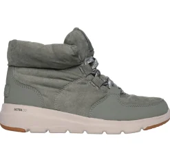 Com Atacadores|Botas-SKECHERS On-the-GO Glacial Ultra - Trend Up AZEITONA