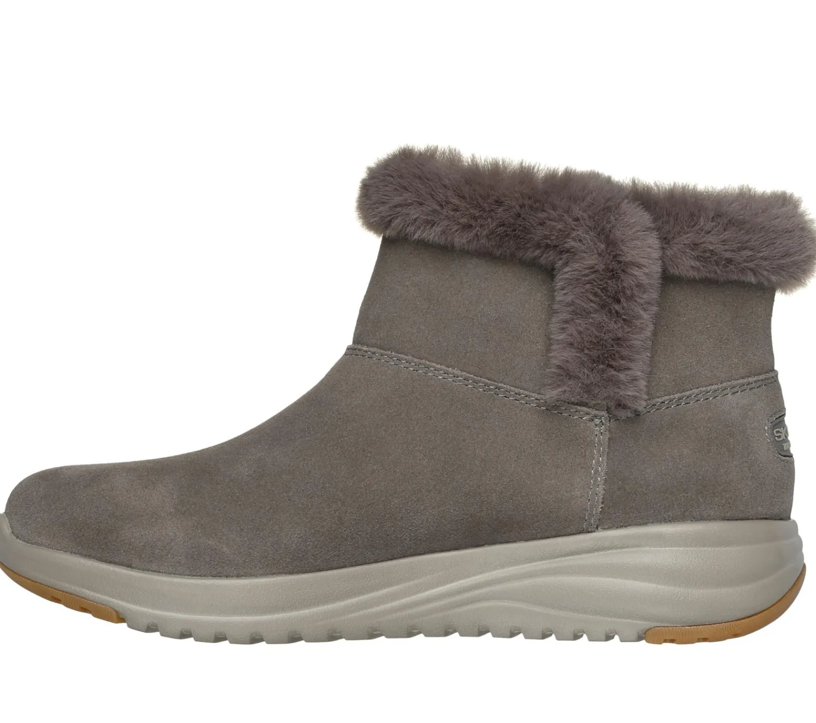 Calçado Sem Atacadores|Botas-SKECHERS On-the-GO Stellar - Cozy Step TAUPE ESCURO