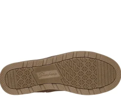 Com Atacadores|Botas-SKECHERS Park City CASTANHO CLARO