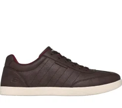 Sapatos Casual|Sapatos Com Atacadores-SKECHERS Placer - Crandon CHOCOLATE