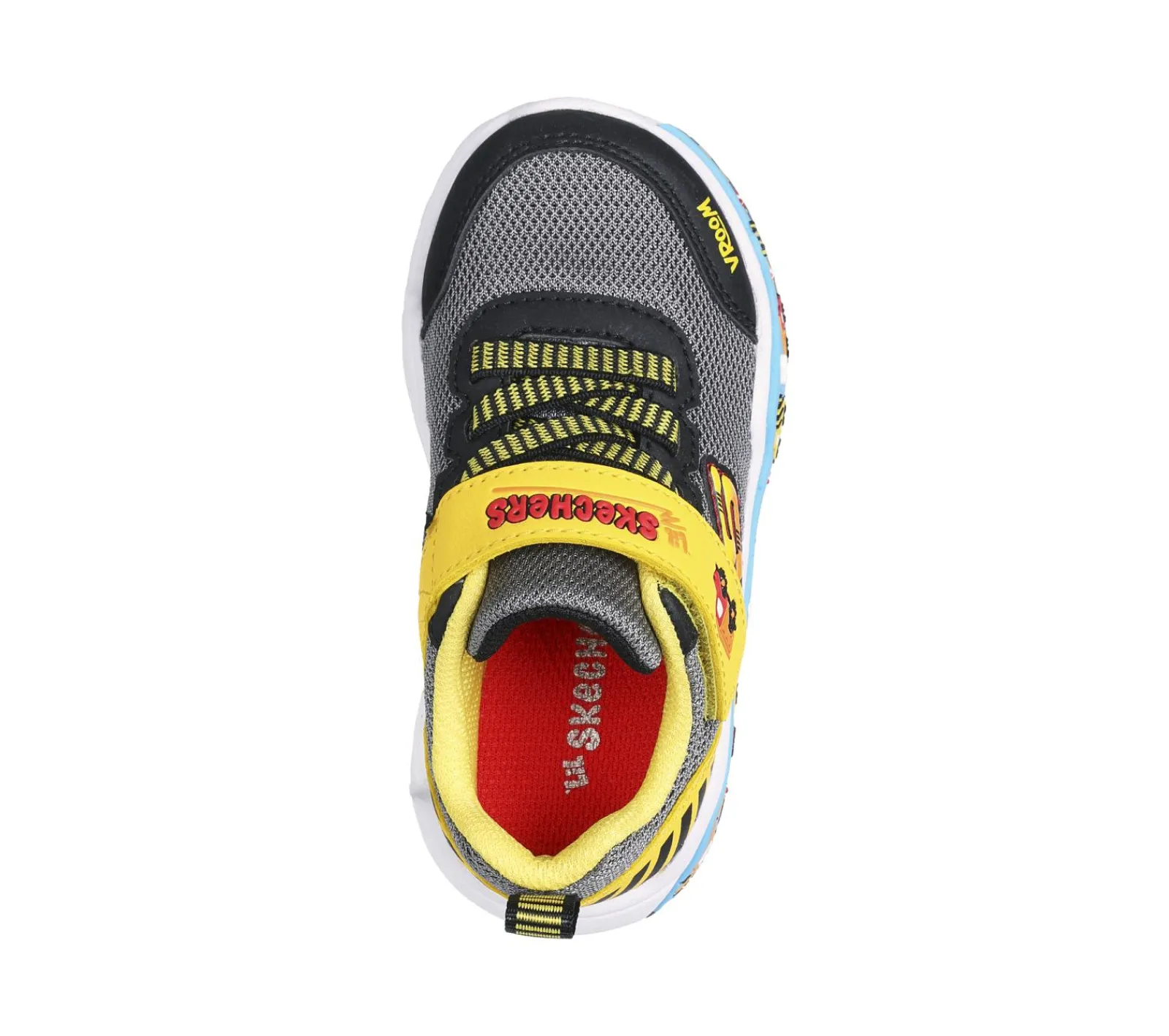 Calçado Sem Atacadores|Sapatilhas-SKECHERS Play Scene PRETO / AMARELO