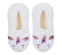 Meias|Meias-SKECHERS Plush Unicorn Slipper Socks - 1 Pack BRANCO