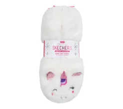 Meias|Meias-SKECHERS Plush Unicorn Slipper Socks - 1 Pack BRANCO