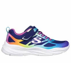 Calçado Sem Atacadores|Sapatilhas-SKECHERS Power Jams NAVY / MULTICOR