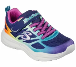 Calçado Sem Atacadores|Sapatilhas-SKECHERS Power Jams NAVY / MULTICOR