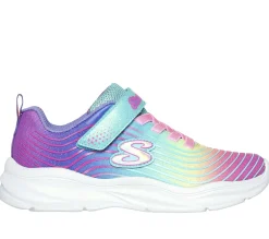 Calçado Sem Atacadores|Sapatilhas-SKECHERS Power Jams - Pastel Speed TURQUESA / MULTICOR