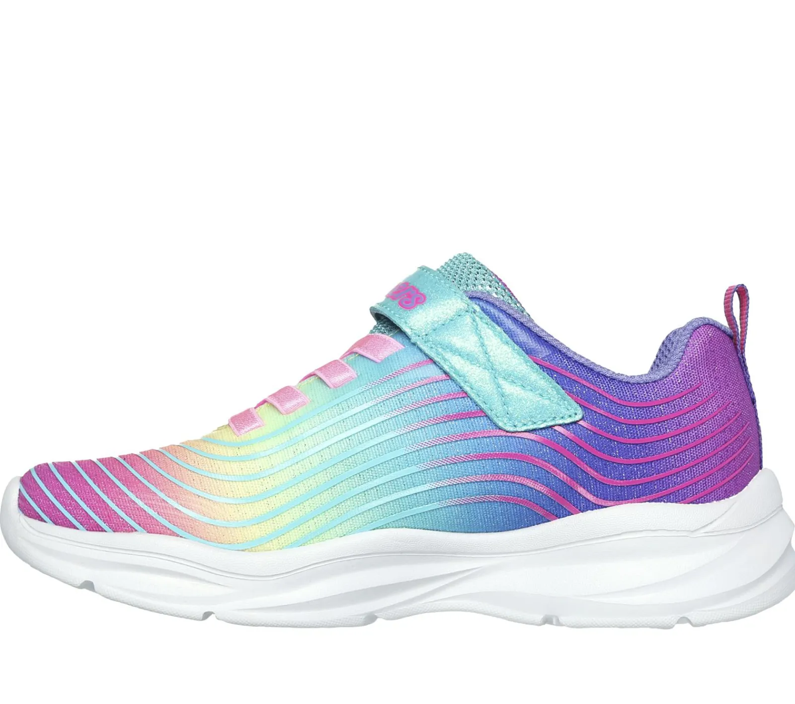 Calçado Sem Atacadores|Sapatilhas-SKECHERS Power Jams - Pastel Speed TURQUESA / MULTICOR