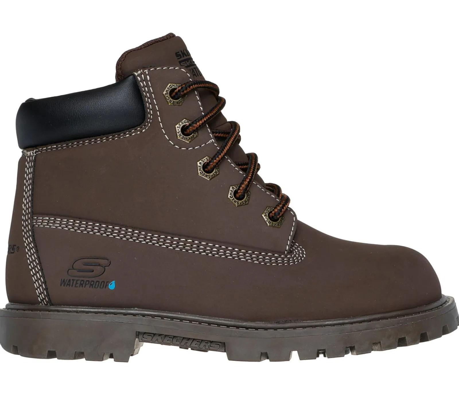 Botas|Com Atacadores-SKECHERS Power Reach - Hydro-Tread CASTANHO ESCURO