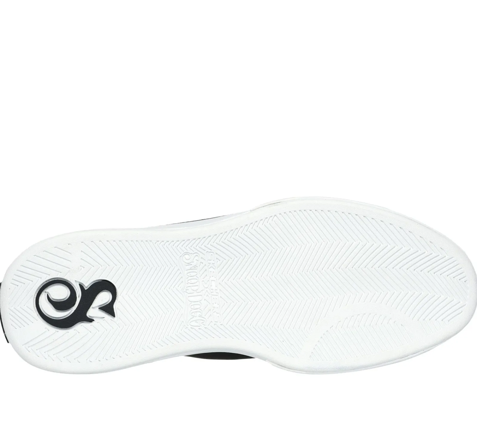 Calçado Sem Atacadores|Sapatilhas Casuais-SKECHERS Premium Leather Slip-ins: Snoop One - OG PRETO / BRANCO
