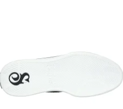 Calçado Sem Atacadores|Sapatilhas Casuais-SKECHERS Premium Leather Slip-ins Snoop One - Double G PRETO / BRANCO