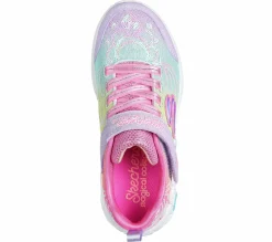Calçado Sem Atacadores|Luzes-SKECHERS Princess Wishes MULTICOR