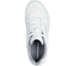 Com Atacadores|Sapatilhas-SKECHERS Quick Street - Vorton BRANCO