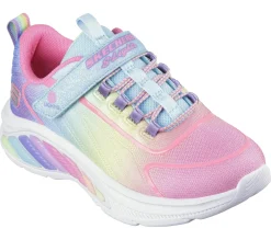 Luzes|Sapatilhas-SKECHERS Rainbow Cruisers TURQUESA / MULTICOR