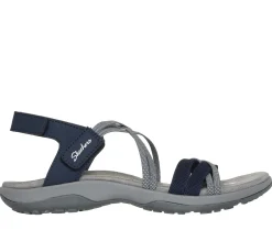 Sandálias-SKECHERS Reggae Slim - Takes Two NAVY