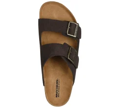 Sandálias-SKECHERS Relaxed Fit: Aidan - Leelan CHOCOLATE