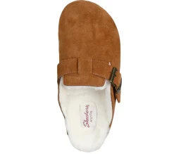 Calçado Sem Atacadores|Slippers-SKECHERS Relaxed Fit: Arch Fit Granola - Restful Nights CASTANHO CLARO