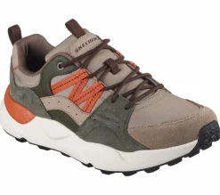 Sapatos Com Atacadores|Sapatilhas Casuais-SKECHERS Relaxed Fit: Bendino - Dormer TAUPE / MULTICOR