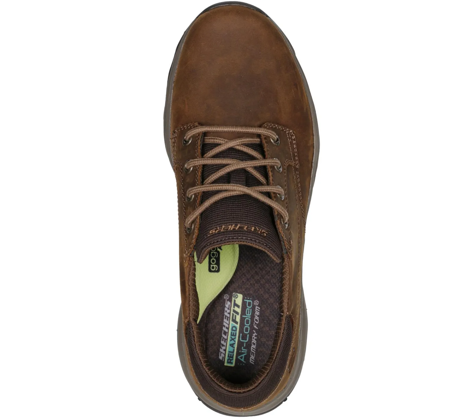 Sapatos Com Atacadores|Sapatilhas Casuais-SKECHERS Relaxed Fit: Craster - Fenzo CASTANHO