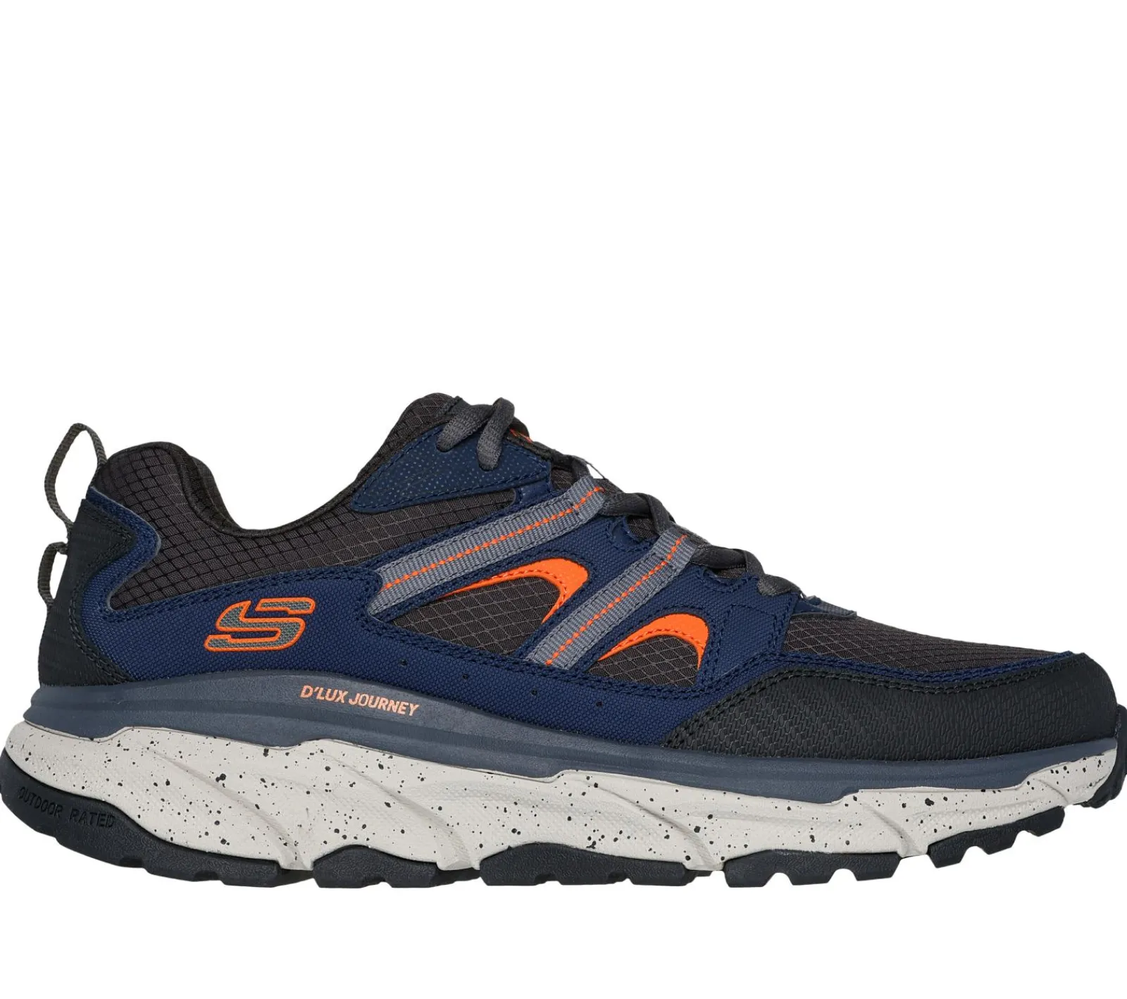 Sapatilhas-SKECHERS Relaxed Fit: D'Lux Journey NAVY / LARANJA