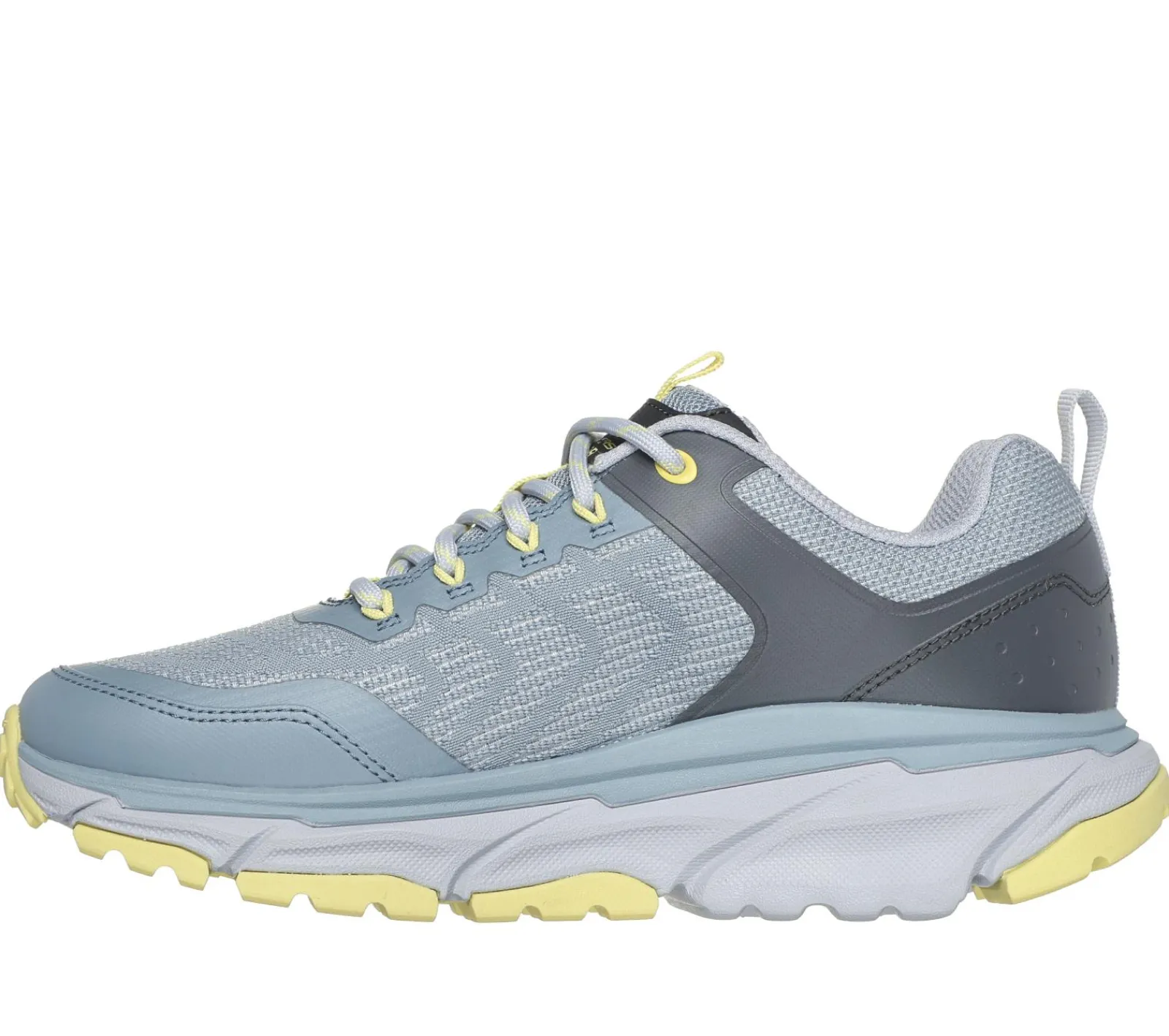 Com Atacadores|Sapatilhas Casuais-SKECHERS Relaxed Fit: D'Lux Journey - Marigold AZUL / AMARELO
