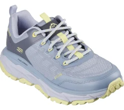Com Atacadores|Sapatilhas Casuais-SKECHERS Relaxed Fit: D'Lux Journey - Marigold AZUL / AMARELO