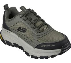 Sapatilhas-SKECHERS Relaxed Fit: D'Lux Trekker AZEITONA / MULTICOR