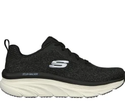 Com Atacadores|Sapatilhas-SKECHERS Relaxed Fit: D'Lux Walker - Daily Beauty PRETO