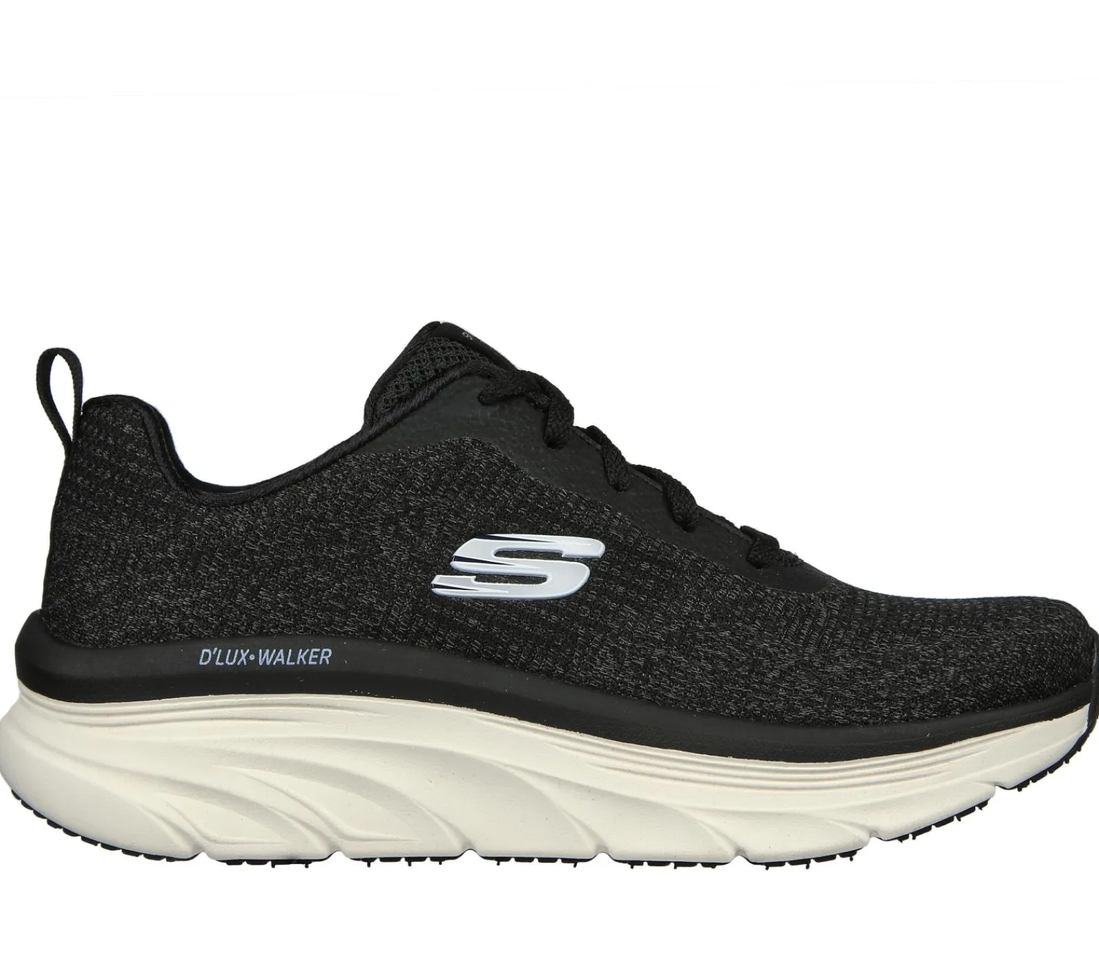 Com Atacadores|Sapatilhas-SKECHERS Relaxed Fit: D'Lux Walker - Daily Beauty PRETO