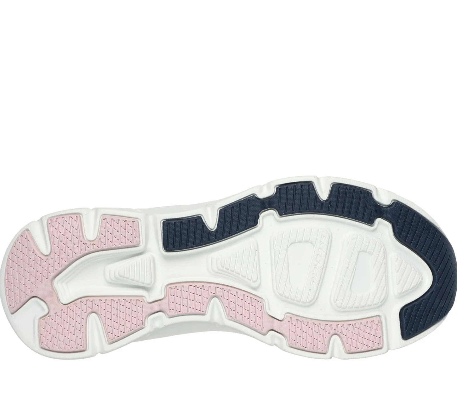 Com Atacadores|Sapatilhas-SKECHERS Relaxed Fit: D'Lux Walker 2.0 - Daisy Doll NAVY / ROSA