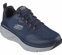 Sapatilhas-SKECHERS Relaxed Fit: D'Lux Walker 2.0 - Steadyway NAVY / LARANJA