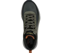 Sapatilhas-SKECHERS Relaxed Fit: D'Lux Walker 2.0 - Grailo AZEITONA / LARANJA