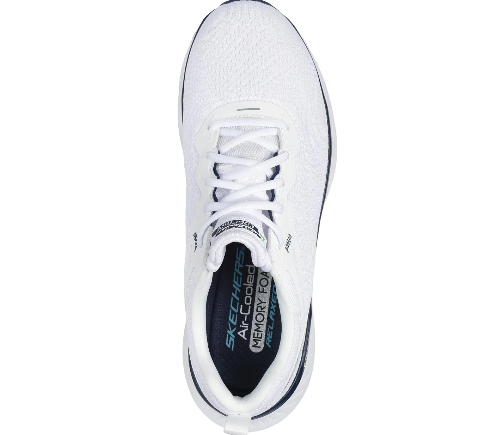 Sapatilhas-SKECHERS Relaxed Fit: Edgeride - Exxo BRANCO / NAVY