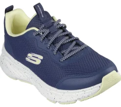 Calçado Sem Atacadores|Sapatilhas-SKECHERS Relaxed Fit: Edgeride - Smooth Journey NAVY / LIMA