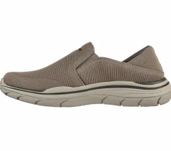Calçado Sem Atacadores|Sapatilhas Casuais-SKECHERS Relaxed Fit: Expected 2.0 - Demar TAUPE
