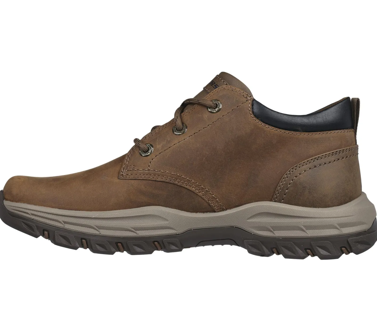 Sapatos Com Atacadores|Botas-SKECHERS Relaxed Fit: Knowlson - Ramhurst CASTANHO DESERTO