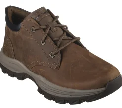Sapatos Com Atacadores|Botas-SKECHERS Relaxed Fit: Knowlson - Ramhurst CASTANHO DESERTO