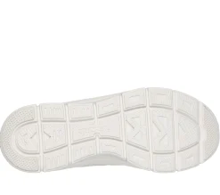 Com Atacadores|Sapatilhas-SKECHERS Relaxed Fit: Modern D'Lux - Free Mind BRANCO SUJO