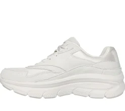 Com Atacadores|Sapatilhas-SKECHERS Relaxed Fit: Modern D'Lux - Free Mind BRANCO SUJO