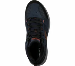 Sapatos Com Atacadores|Botas-SKECHERS Relaxed Fit: Oak Canyon - Ironhide NAVY / LARANJA